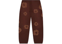 Denim Tears Mono Cotton Wreath Sweatpants Brown