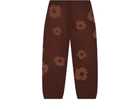 Denim Tears Mono Cotton Wreath Sweatpants Brown