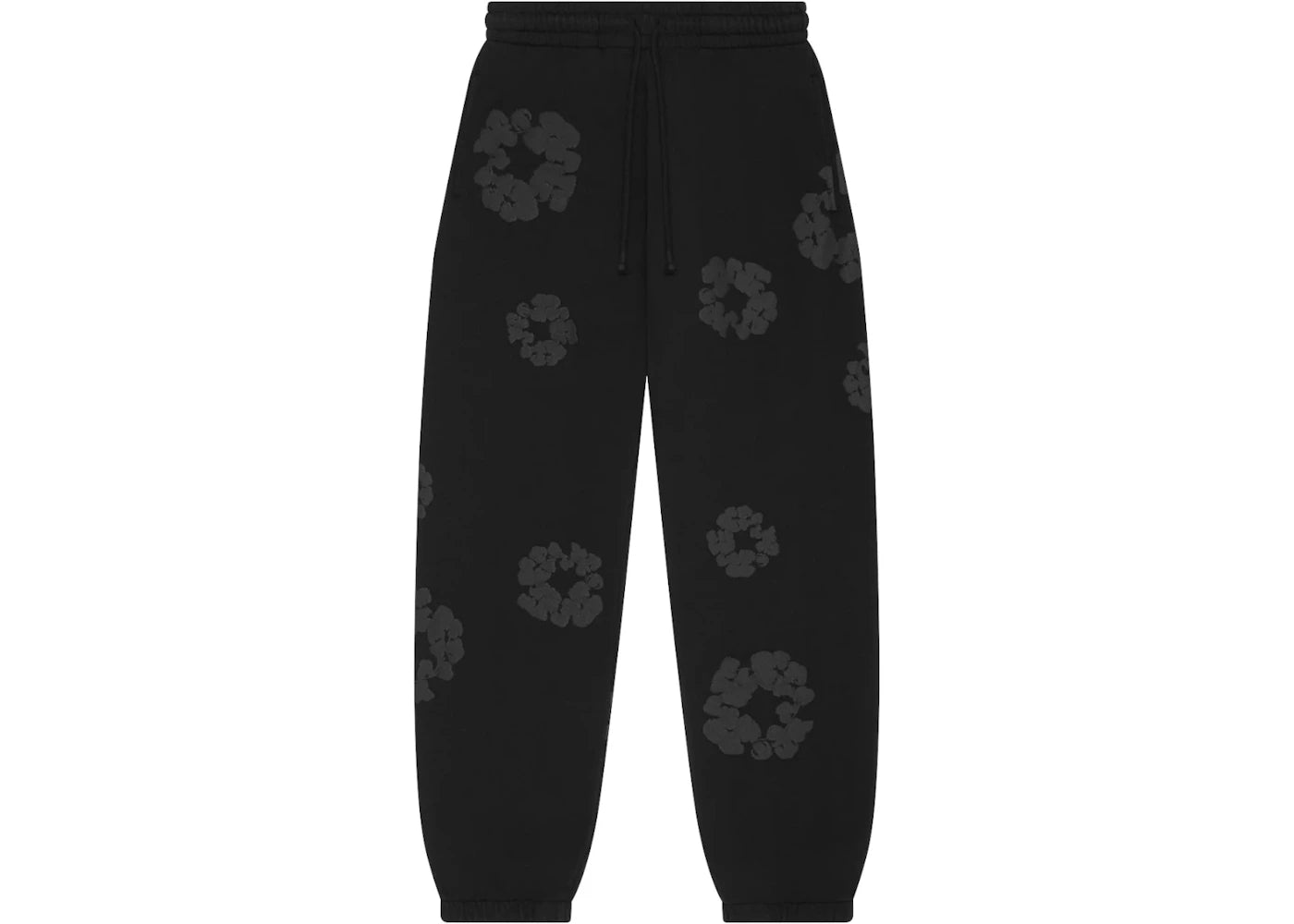 Denim Tears Mono Wreath Sweatpants Black - vue secondaire A