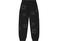 Denim Tears Mono Wreath Sweatpants Black