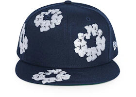 Denim Tears New Era Cotton Wreath 59/50 Cap Navy - vue 360
