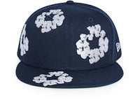 Denim Tears New Era Cotton Wreath 59/50 Cap Navy