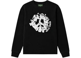 Denim Tears Peace Wreath Thermal Black White - authentic Denim Tears product