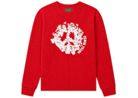 Denim Tears Peace Wreath Thermal Red/White