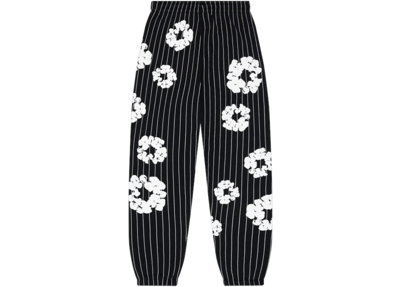 Denim Tears Pinstripe Wreath Sweatpant Black - vue secondaire B