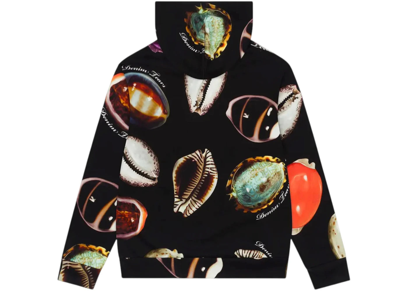 Denim Tears Shell Hoodie Black - vue secondaire B