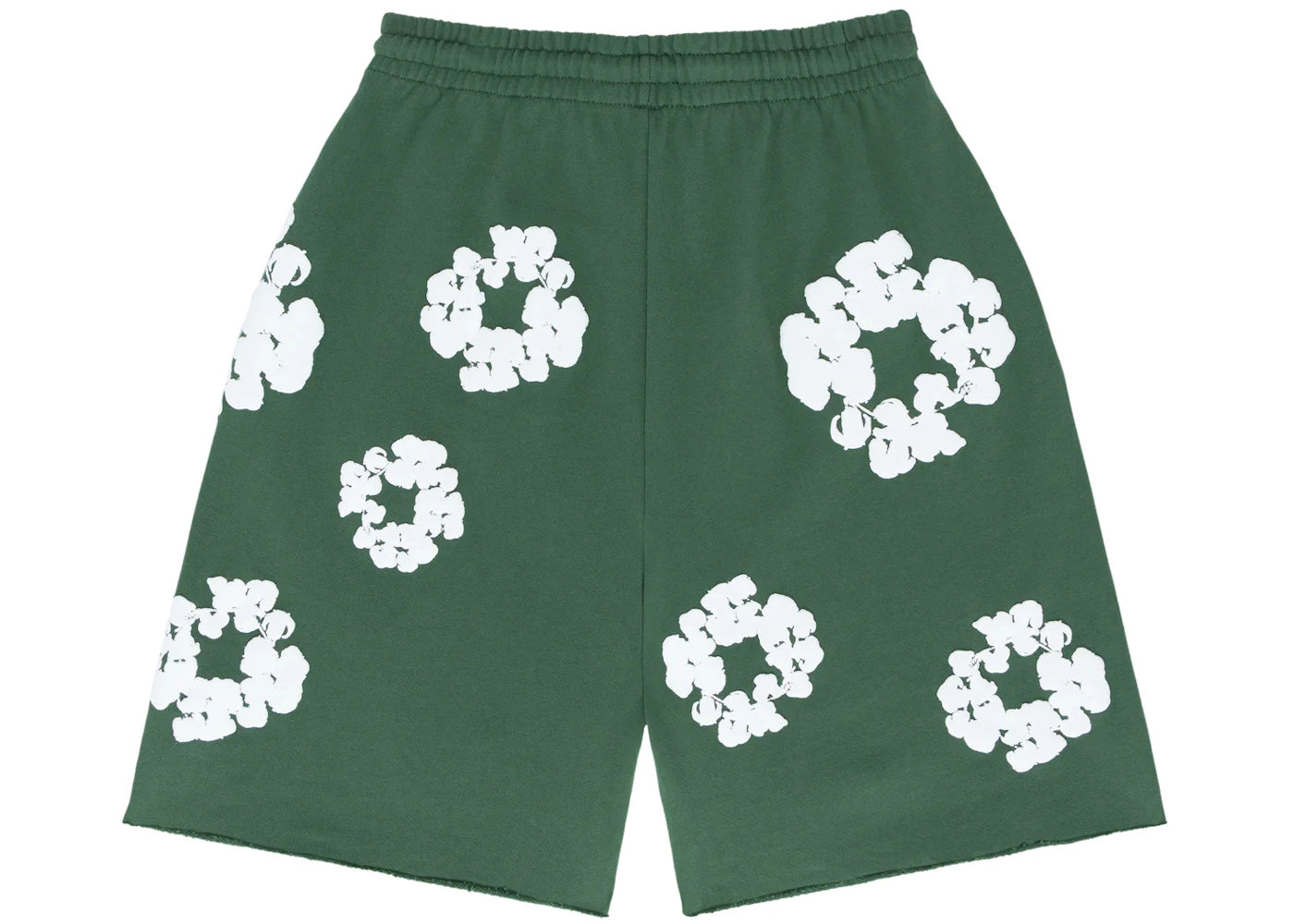 Denim Tears The Cotton Wreath Shorts Green - vue secondaire B