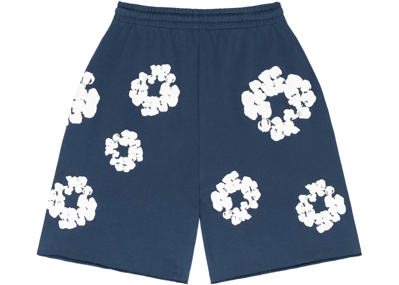 Denim Tears The Cotton Wreath Shorts Navy - vue secondaire B