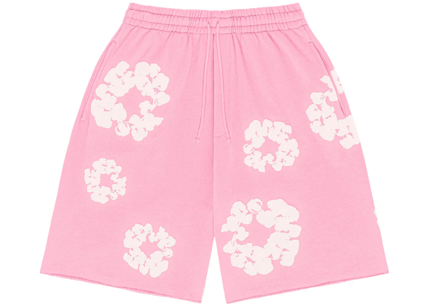 Denim Tears The Cotton Wreath Shorts Pink - vue 360