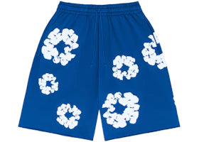 Denim Tears The Cotton Wreath Shorts Royal Blue