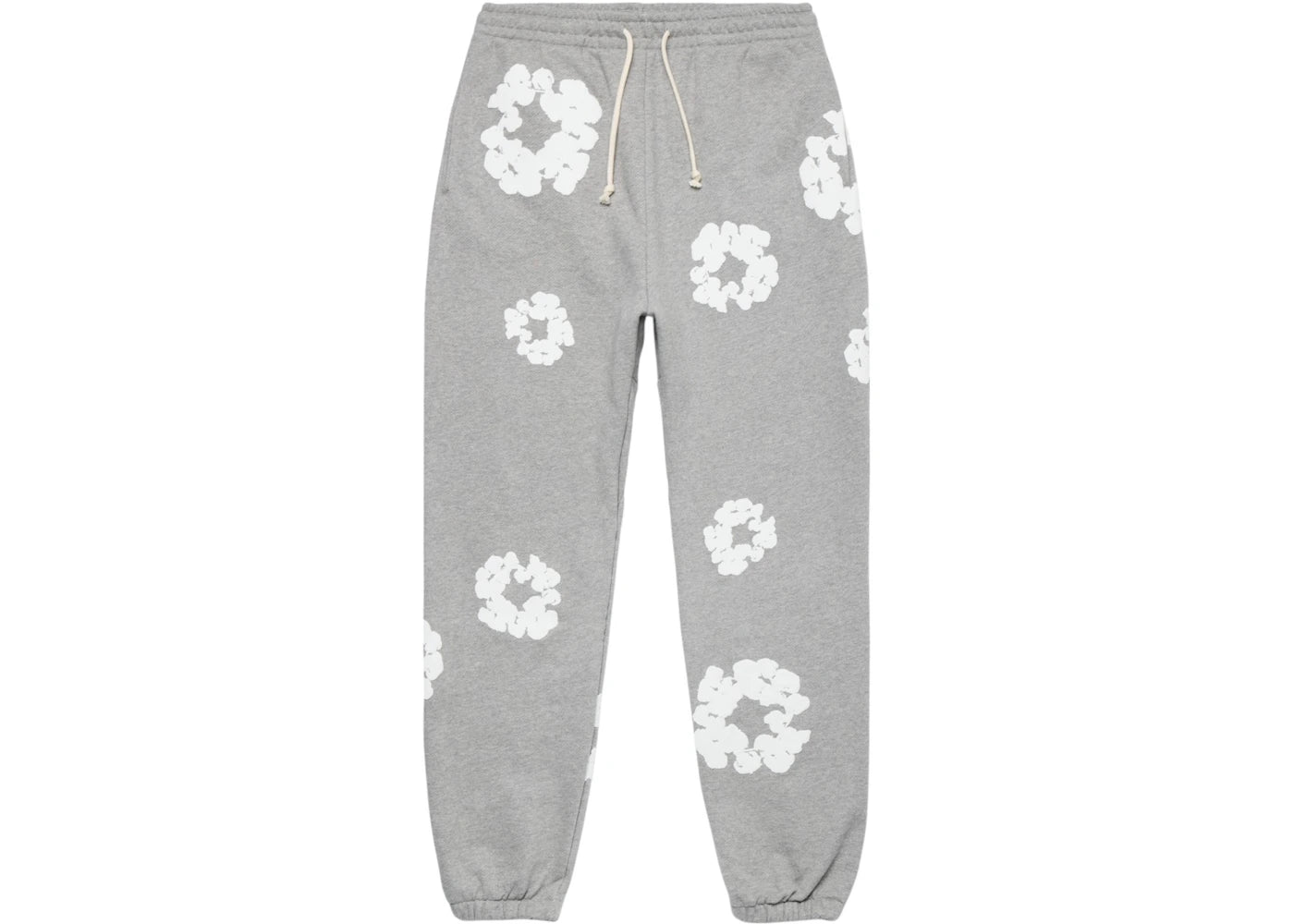 Denim Tears The Cotton Wreath Sweatpants Grey - vue 360