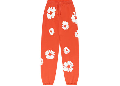 Denim Tears The Cotton Wreath Sweatpants Orange - apparel view 2
