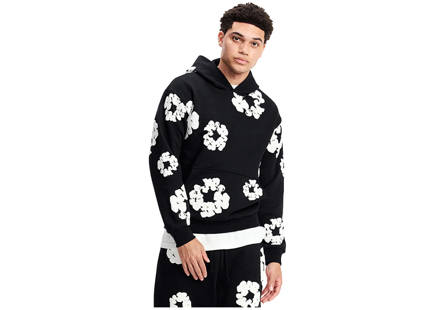Denim Tears The Cotton Wreath Sweatshirt Black - vue secondaire B