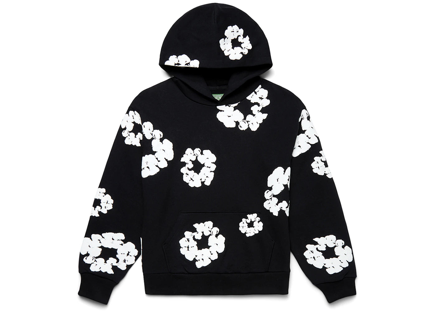 Denim Tears The Cotton Wreath Sweatshirt Black - vue 360