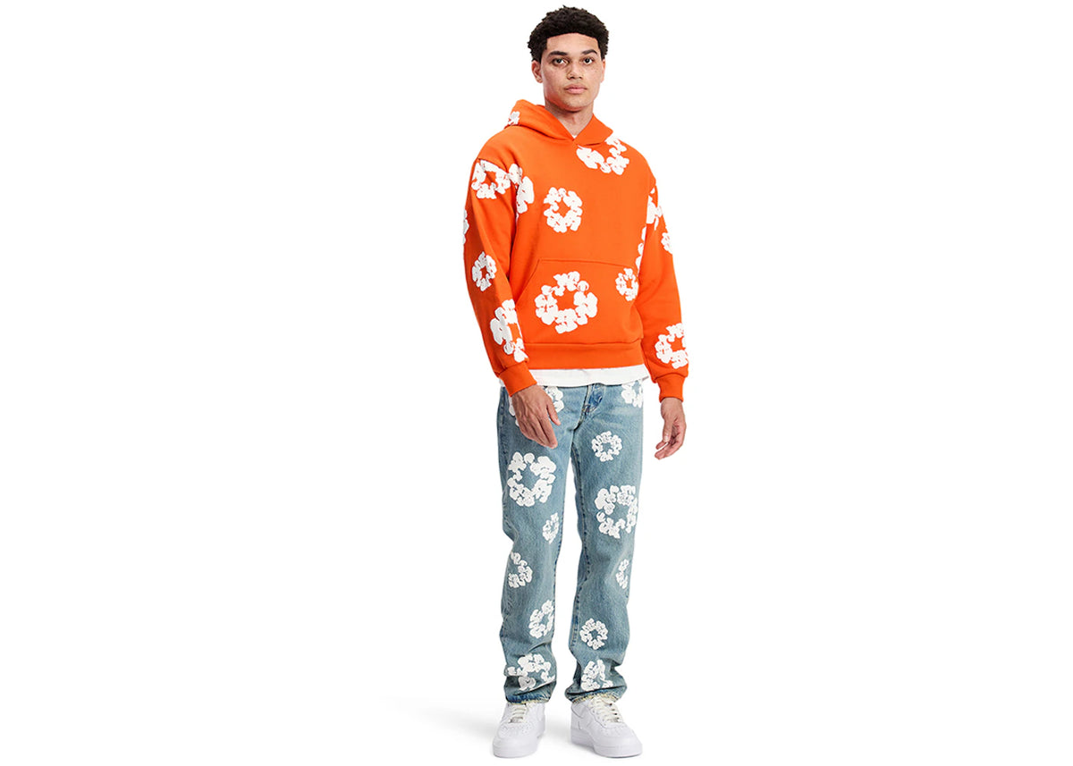 Denim Tears The Cotton Wreath Sweatshirt Orange - vue secondaire B