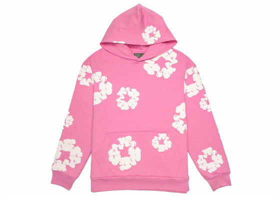 Denim Tears The Cotton Wreath Sweatshirt Pink hoodie - authentic streetwear clothing