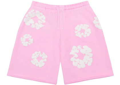 Denim Tears The Cotton Wreath Sweatshorts Powder Pink - apparel view 2
