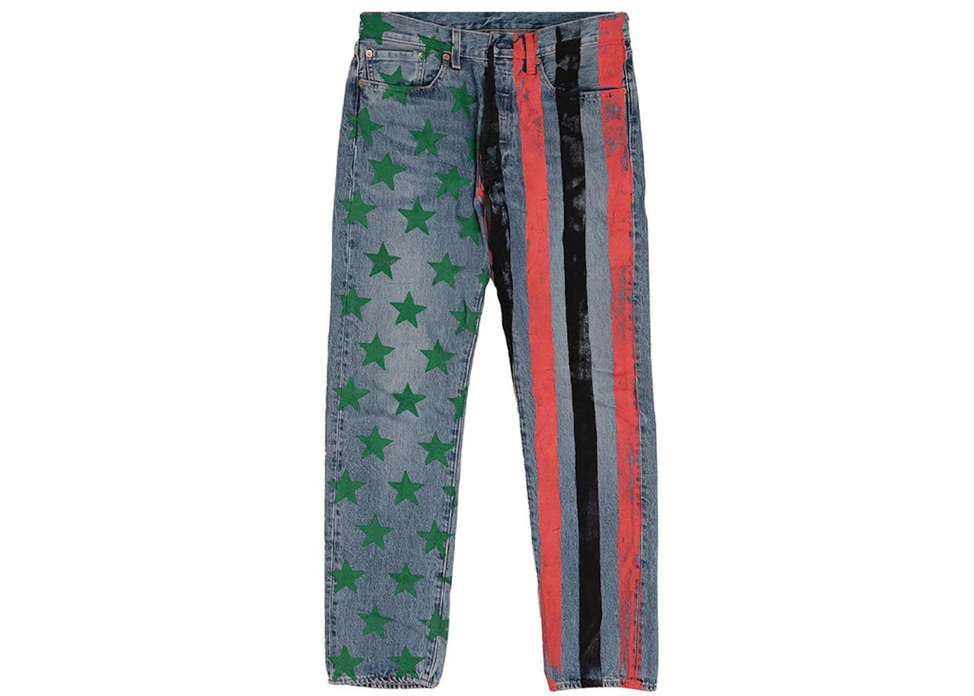 Denim Tears x CPFM 4th of July Denim Plant Jeans Blue - vue secondaire A