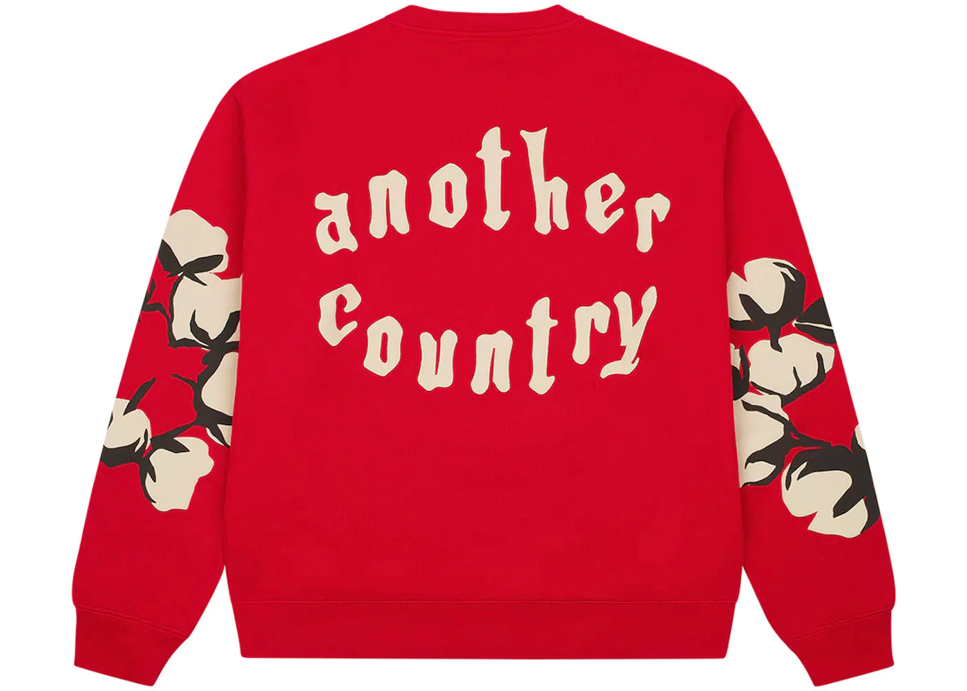 Denim Tears x CPFM Cactus Tears Crewneck Red - vue secondaire B