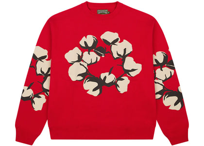 Denim Tears x CPFM Cactus Tears Crewneck Red - product view 2