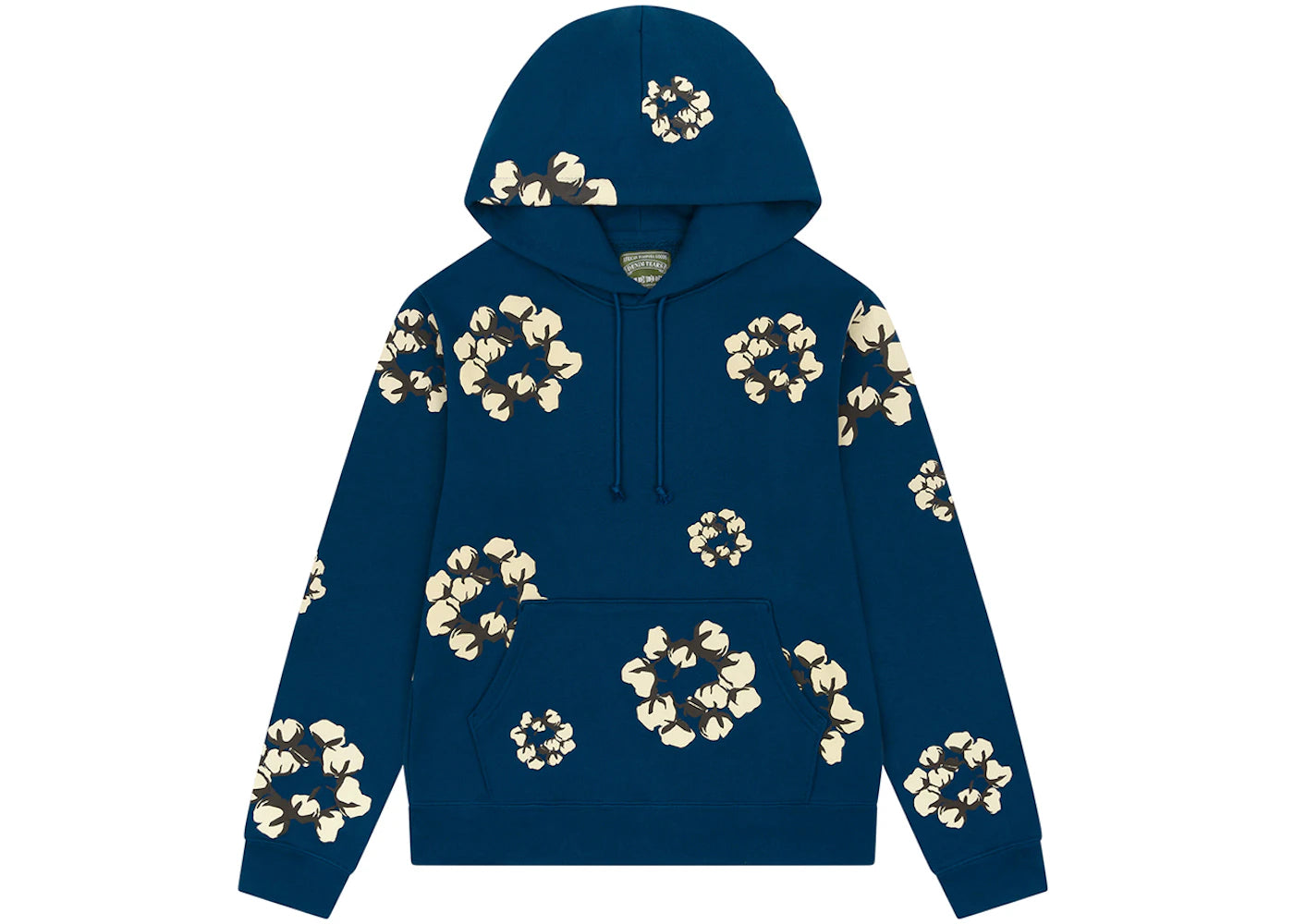 Denim Tears x CPFM Cactus Tears Wreath Hoodie Navy - vue 360