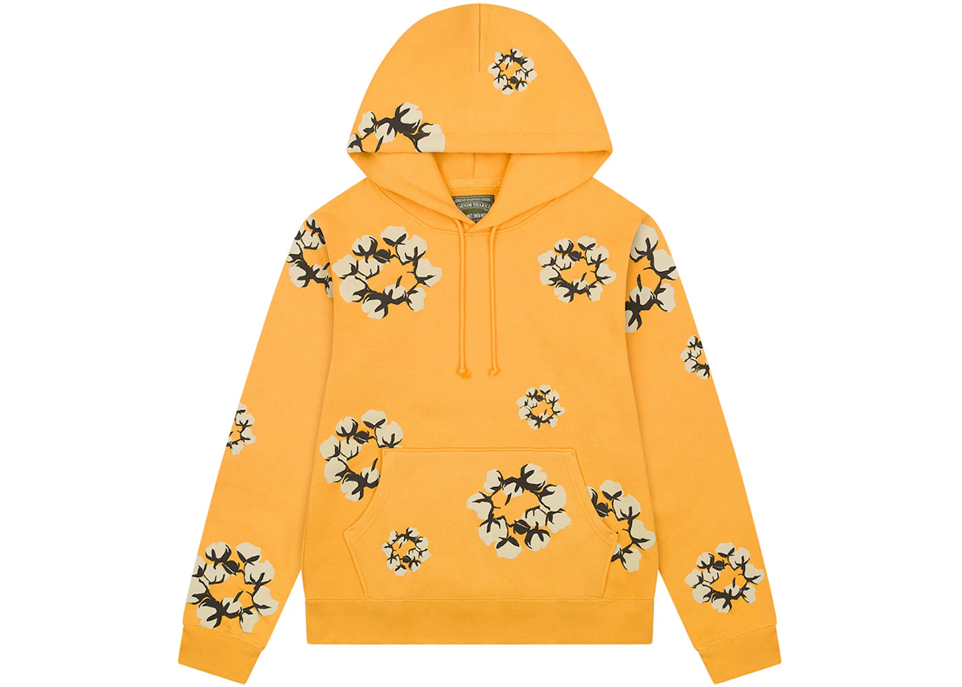Denim Tears x CPFM Cactus Tears Wreath Hoodie Gelb - vue 360