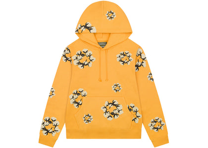 Denim Tears x CPFM Cactus Tears Wreath Hoodie Yellow - authentic Denim Tears apparel