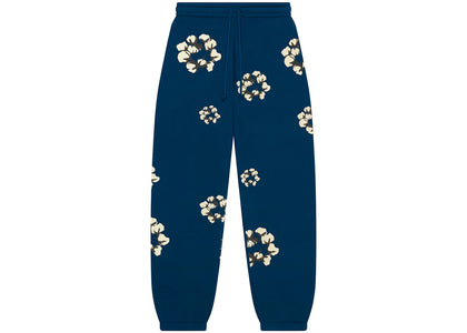 Denim Tears x CPFM Cactus Tears Wreath Sweatpants Navy - apparel view 2