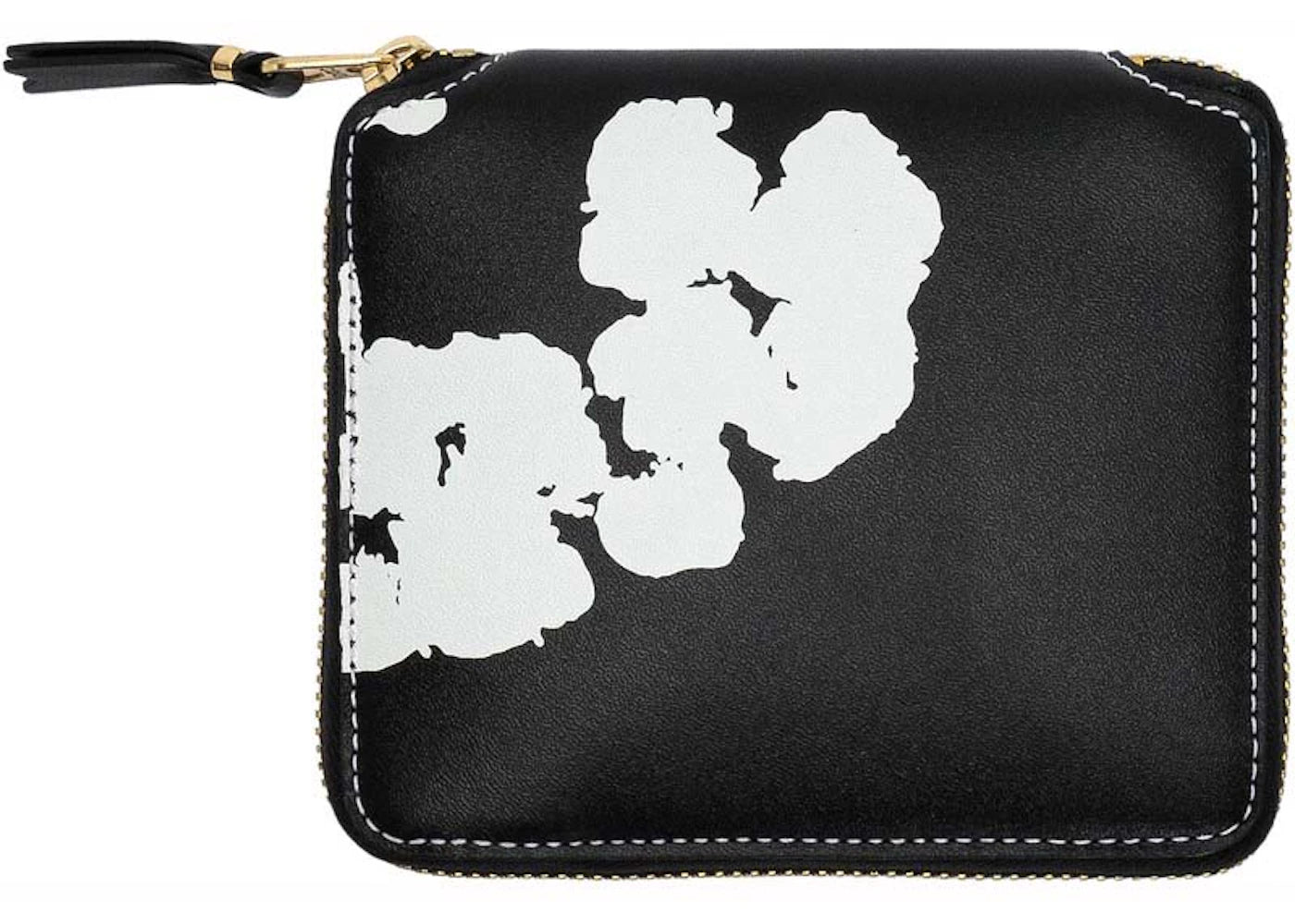 Denim Tears x Comme des Garcos Cotton Wreath Full Zip Around Wallet Black - vue secondaire B