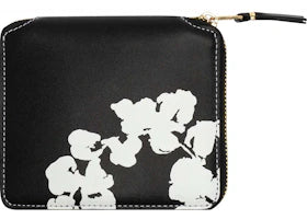 Denim Tears x Comme des Garcos Cotton Wreath Full Zip Around Wallet Black - vue 360