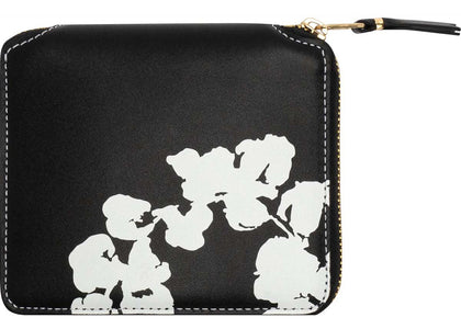 Denim Tears x Comme des Garcos Cotton Wreath Full Zip Around Wallet Black - product view 2