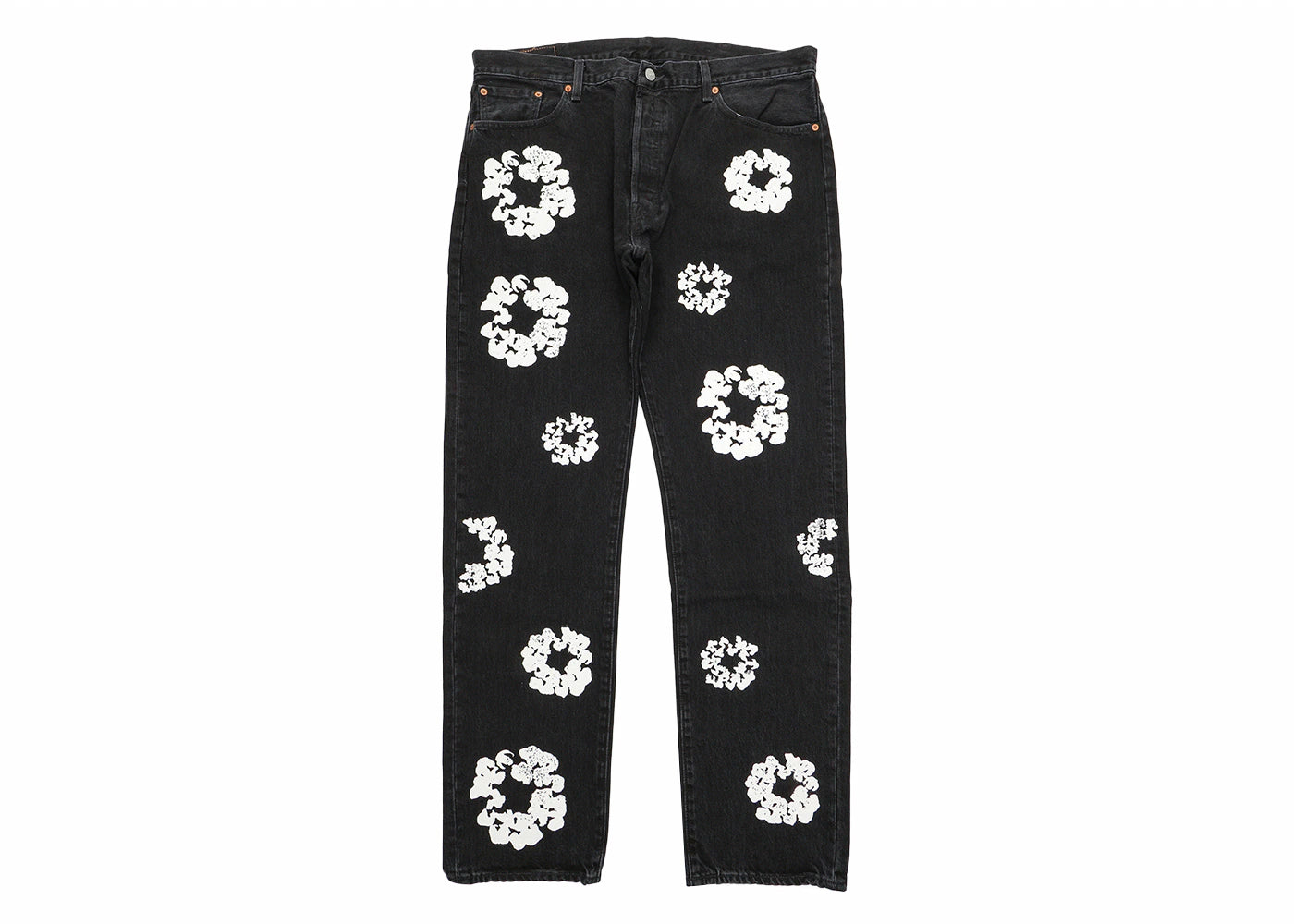 Denim Tears x Levi's Cotton Wreath Jean Black - vue 360