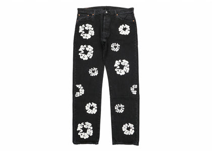 Denim Tears x Levi's Cotton Wreath Jean Black - authentic Denim Tears product