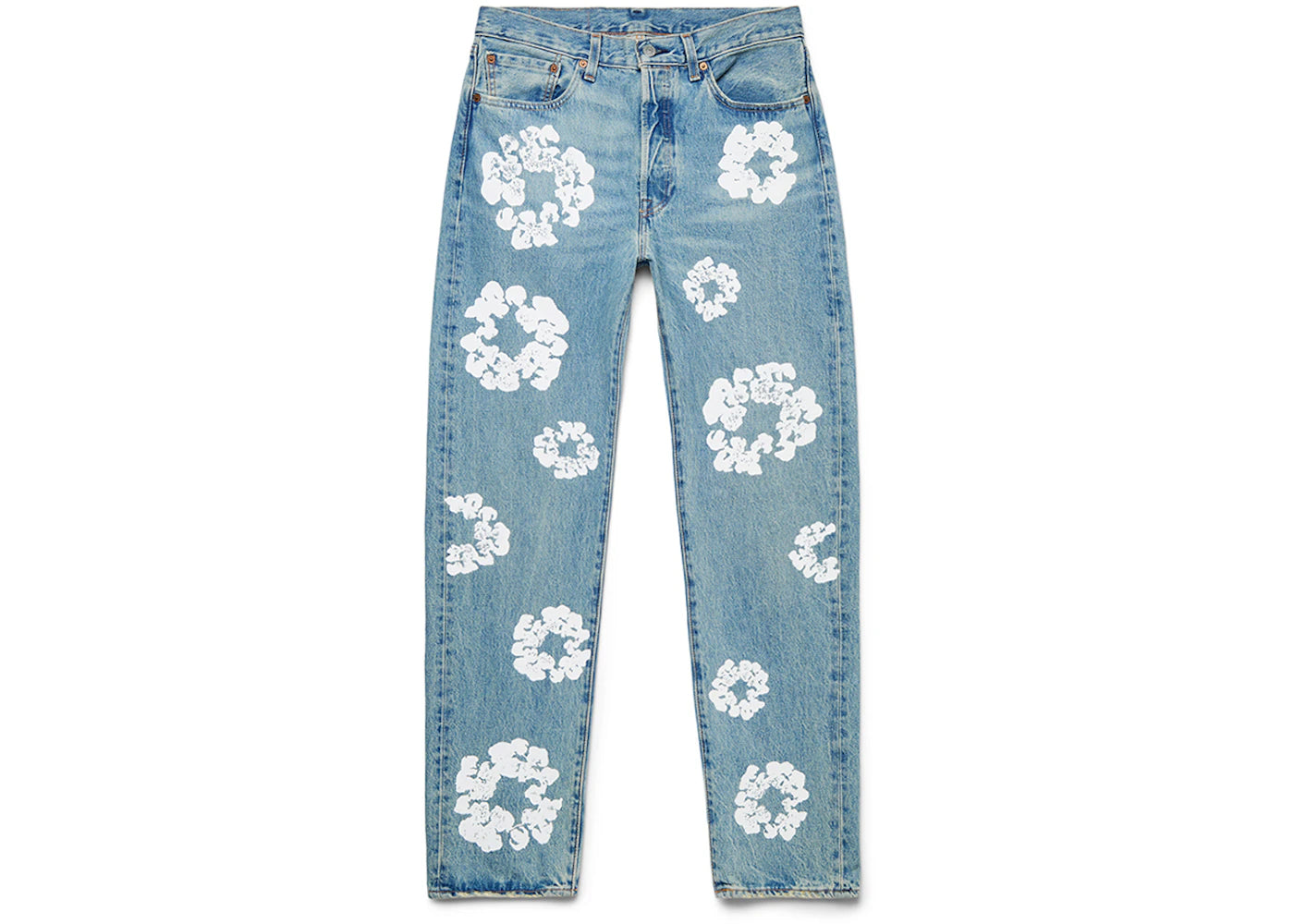 Denim Tears x Levi's Cotton Wreath Jean Light Wash - vue secondaire A