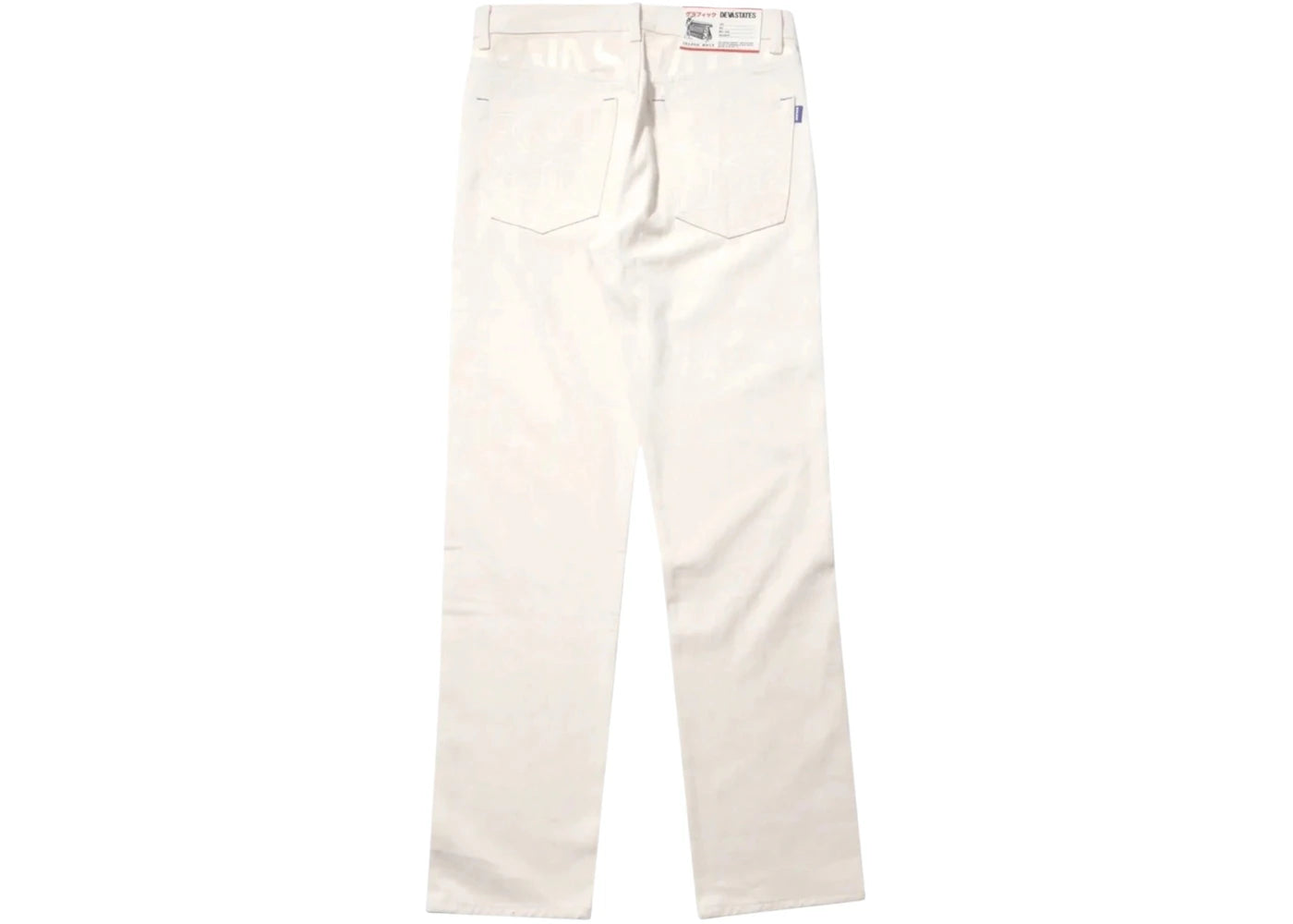 Deva'States Ecru Denim Pants White - vue secondaire B