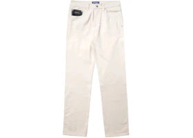 Deva'States Ecru Denim Pants White - vue 360