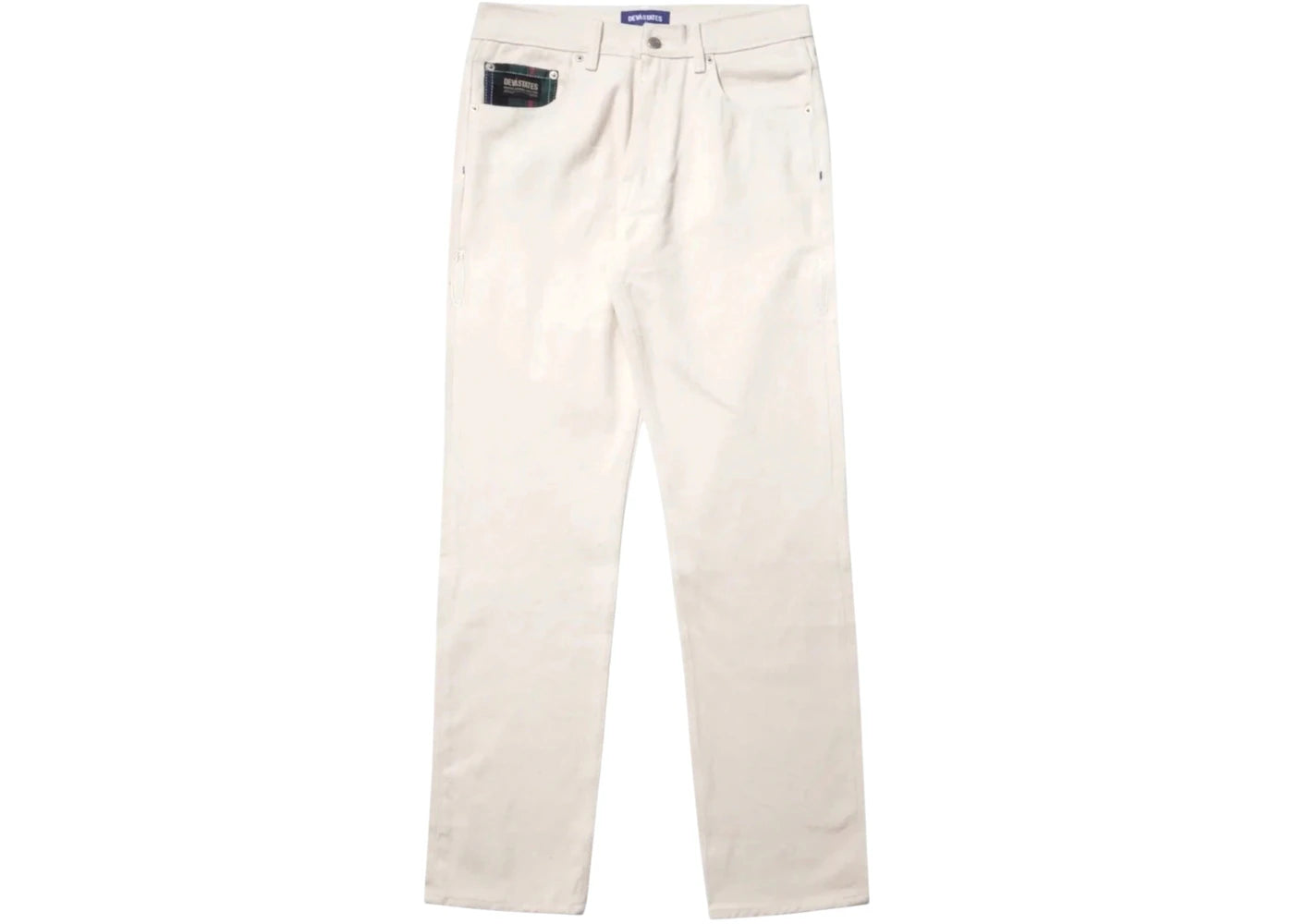 Deva'States Ecru Denim Pants White - vue secondaire A