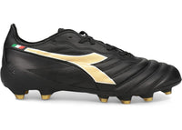 Diadora Brasil Elite2 Tech Made in Italy LPX FG Black Gold