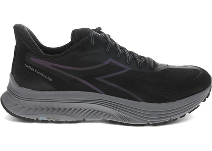 Diadora Mythos Blushield 9 Vortice HIP Black Grey - sneakers view 2