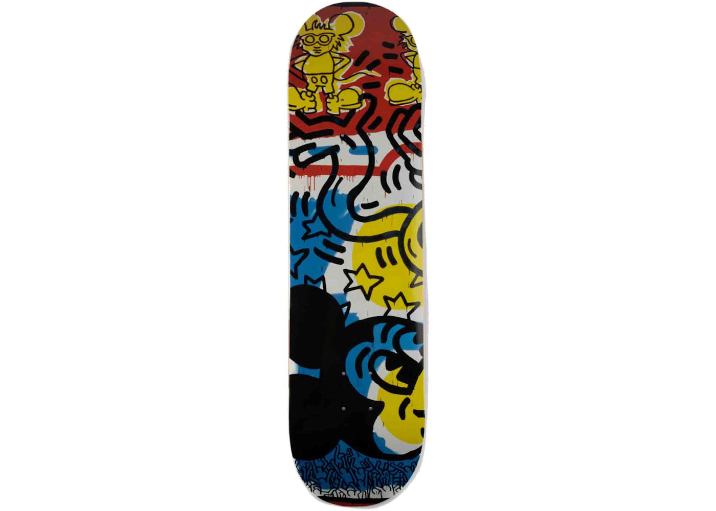 Diamond Supply Co. Disney Mickey Mouse x Keith Haring Hands By Mickey Skateboard Deck (Set of 4) - vue secondaire B
