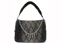 Diesel Charm-D Schultertasche L Schwarz