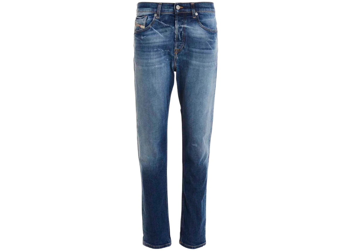 Diesel D-Fining Stretch Tapered Fit Jeans Blue - vue secondaire A