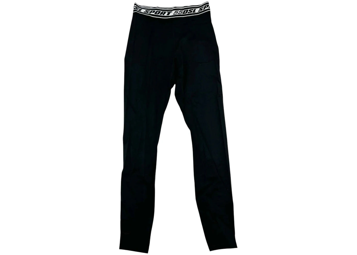 Diesel Logo Joggers Black - vue secondaire B