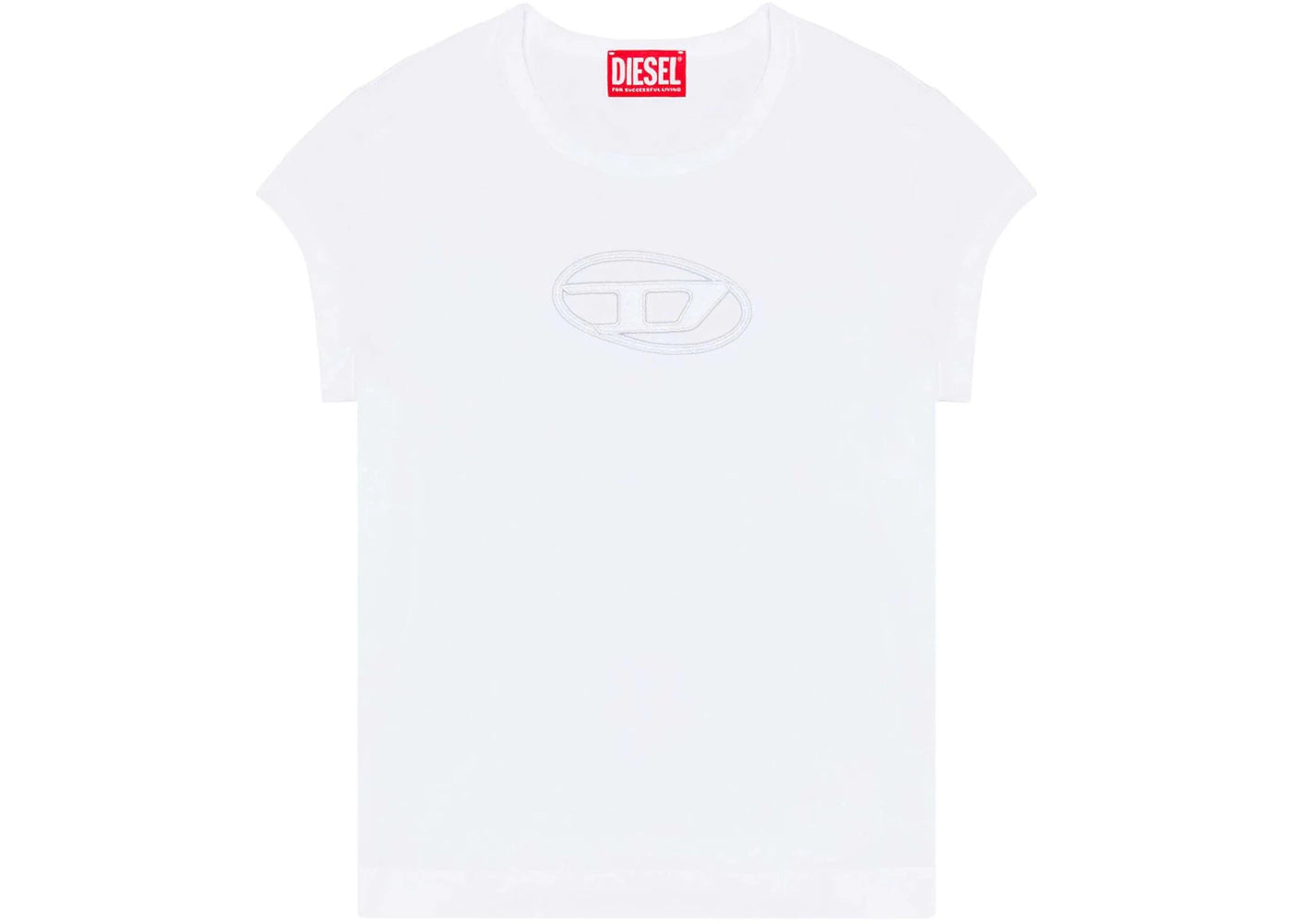 Diesel T-Angie T-Shirt White - vue 360