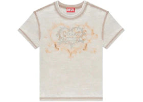 Diesel T-Ila-AA1 T-Shirt Light Grey - vue 360
