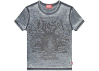 Diesel T-Uncuties-Long-AA3 T-Shirt Blue/Grey