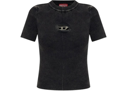 Diesel Women's M-Anchor-A-SS Sweater Black - apparel view 2