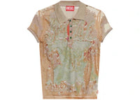 Diesel Women's T-Devlo S/S Top Multicolor