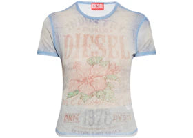 Diesel Women's T-Iana S/S Top Multicolor
