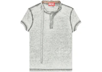 Diesel Women's T-eresa S/S Top Grey